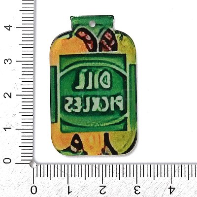 Printed Acrylic Pendants OACR-A046-02B-1