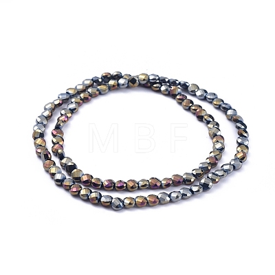 Electroplate Glass Beads Strands EGLA-J149-A-6mm-FR06-1