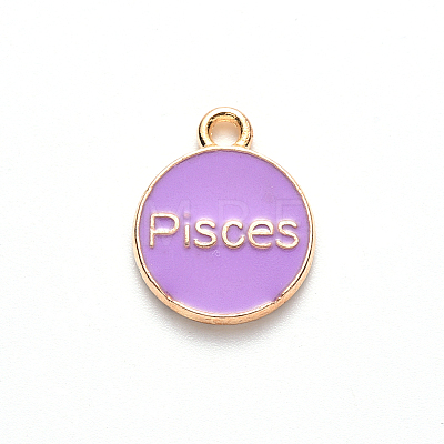 Alloy Enamel Pendants LS-ENAM-S124-01B-01H-1