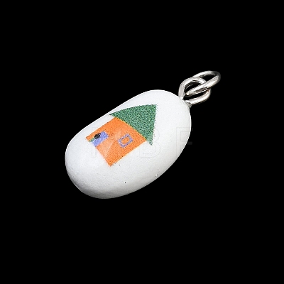 Brass Enamel Pendants KK-CBA10BC-03F-1