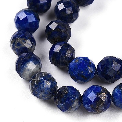 Natural Lapis Lazuli Beads Strands G-S345-8mm-24-1