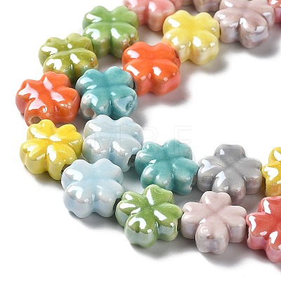 Handmade Porcelain Beads Strands X-PORC-Z001-01-1