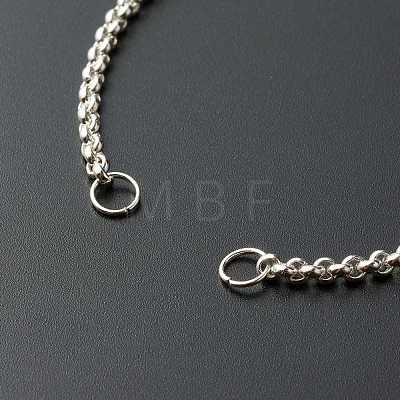 304 Stainless Steel Rolo Bracelet Making AJEW-JB01013-1