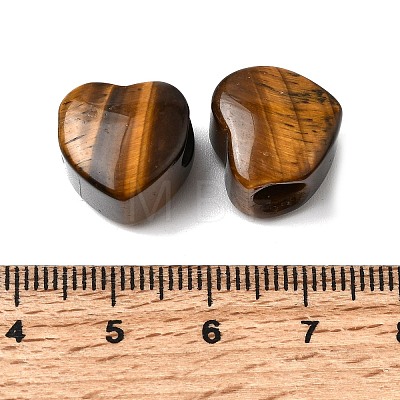 Natural Tiger Eye European Beads G-C269-01J-1