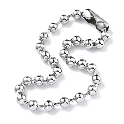 304 Stainless Steel Ball Chain Necklaces CHS-F009-01H-45cm-P-01-1