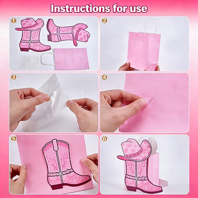 12Pcs Rectangle Paper Storage Tote Bags ABAG-WH0085-009B-1