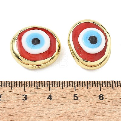 Handmade Evil Eye Lampwork Beads LAMP-D006-08G-07-1