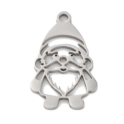 Christmas Anti-Tarnish 201 Stainless Steel Pendants STAS-Q015-07P-1