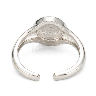 Brass Enamel Cuff Rings RJEW-D112-06P-1