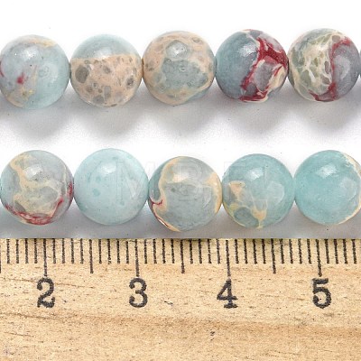 Synthetic Shoushan Stone Beads Strands G-H060-04C-1