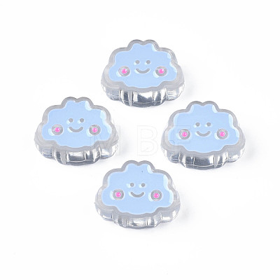 Transparent Acrylic Beads ACRC-S039-01-1