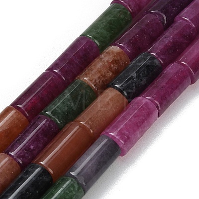Dyed Natural Malaysia Jade Beads Strands G-C285-B01-01C-1