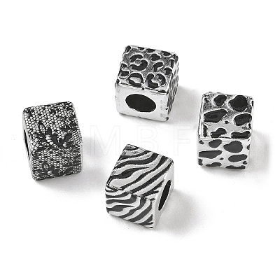 Plating Acylic Enamel European Beads AC-CBAE004-01A-1