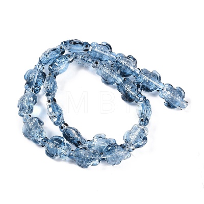 Transparent Glass Enamel Beads Strands GLAA-B021-06I-1