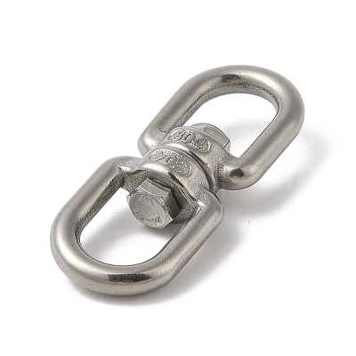 Non-Tarnish 304 Stainless Steel 8 Shape Swivel Clasps STAS-S127-03P-03-1