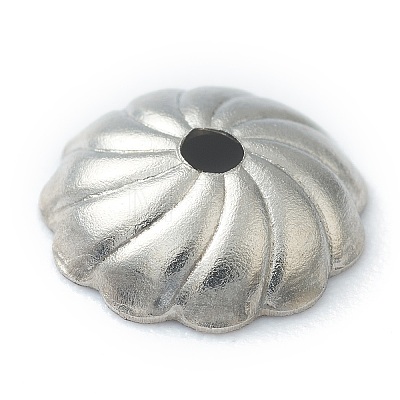 Non-Tarnish 304 Stainless Steel Bead Caps STAS-H149-26A-P-1
