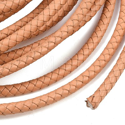 Braided Leather Cord with Core WL-F009-6mm-02-1