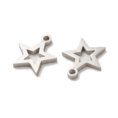 Non-Tarnish 304 Stainless Steel Charms X-STAS-M089-57P-1