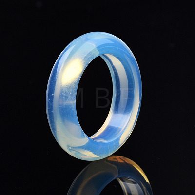 Opalite Plain Band Ring X-G-N0326-99F-1
