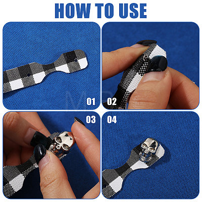 50Pcs Skull Alloy Rivets FIND-CA0011-72B-P-1