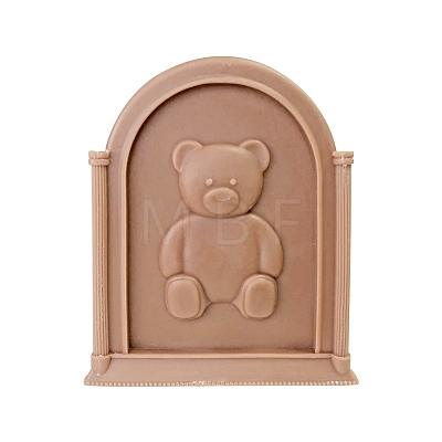 Food Grade Arch with Bear DIY Silicone Candle Molds PW-WG95CD4-01-1