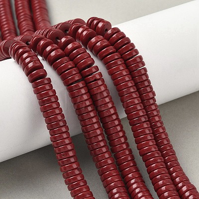 Dyed Natural Magnesite Beads Strands G-M448-F01-02-1