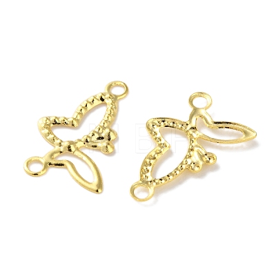 Brass Filigree Connector Charms KK-F880-01G-1