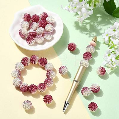40Pcs Imitation Pearl Acrylic Beads OACR-FS0002-89A-09-1