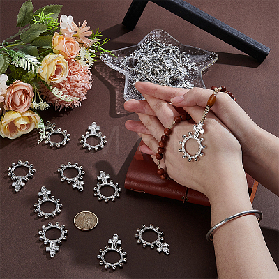 26Pcs Tibetan Style Alloy Pendants TIBEP-UN0001-28AS-1