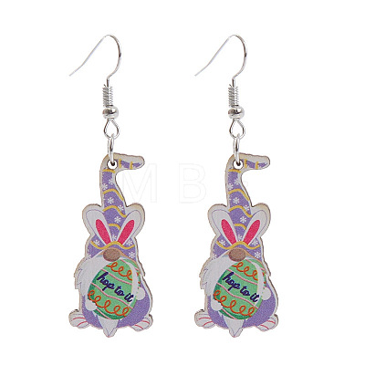 Easter Acrylic Dangle Earrings FS-WG15F89-12-1