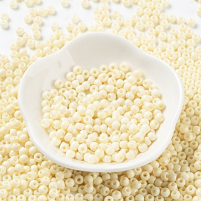 Baking Paint Glass Seed Beads SEED-H002-I-A518-1