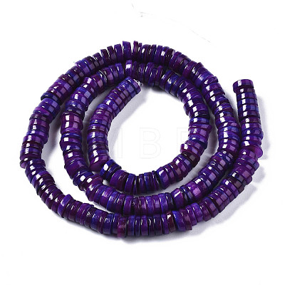 Natural Freshwater Shell Beads Strands SHEL-Q024-001E-1