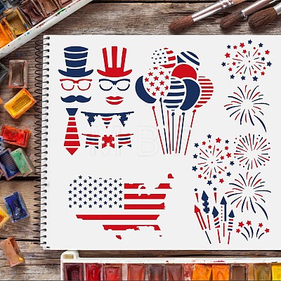 Large Plastic Reusable Drawing Painting Stencils Templates DIY-WH0202-239-1