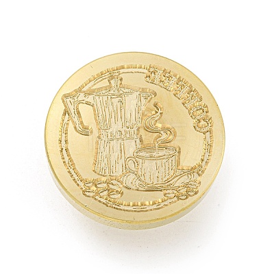 Wax Seal Brass Stamp Head AJEW-G056-02E-1