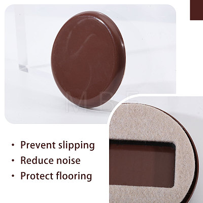 Felt with Plastic Office Anti-slip Chair Mats AJEW-WH0481-509-1
