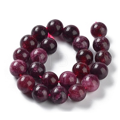 Dyed Natural Malaysia Jade Beads Strands G-G021-01B-04-1