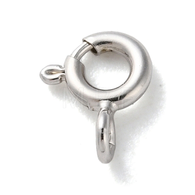 925 Sterling Silver Sping Ring Clasps STER-P063-04P-1