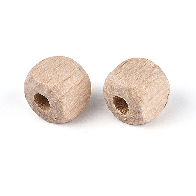 Beech Wood European Beads WOOD-T033-09A-1