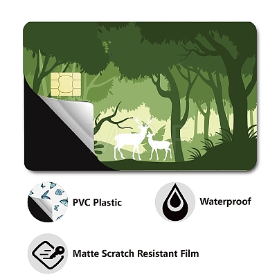 PVC Plastic Waterproof Card Stickers DIY-WH0432-026-1