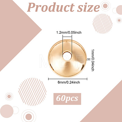 Brass Bead Cone KK-BC0013-40A-1