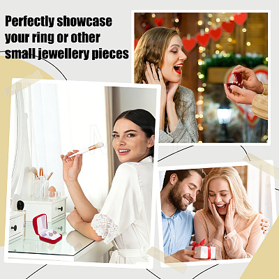 Portable Travel Velvet Jewelry Organizer Cases for Earrings and Necklace CON-WH0089-246B-1