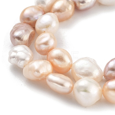 Natural Cultured Freshwater Pearl Beads Strands PEAR-P062-26F-1