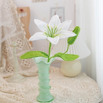 DIY Lily Flower Knitting Kits for Beginners PW-WGA01C2-01-1