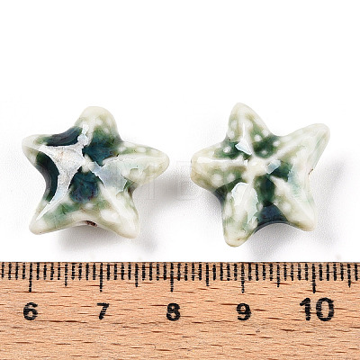 Handmade Porcelain Beads PORC-N008-09H-1