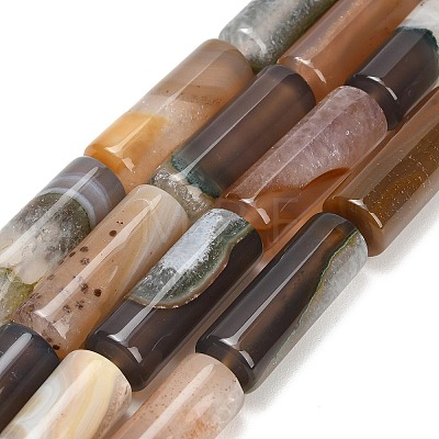 Natural Agate Beads Strands GG-L001-A01-01-1
