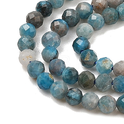 Natural Apatite Beads Strands G-K185-02-3mm-01-1