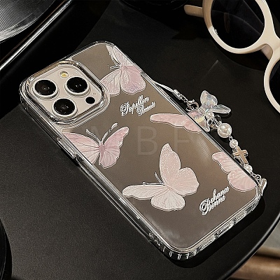 Ins mirror Butterfly Cartoon Shell TPU Plastic Mobile Phone Cover PW-WGD834D-06-1