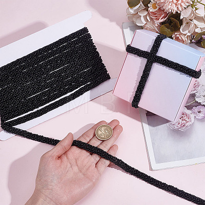 4.7Yards Plastic Beads Ribbon OCOR-HY0001-84A-1