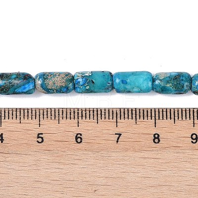 Dyed Synthetic Imperial Jasper Beads Strands G-P529-B01-01-1