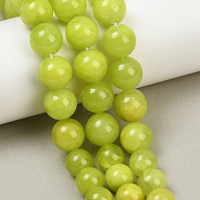 Natural Green Jade Graduated Beads Strands GG-CBA2AE1-A06-D-1